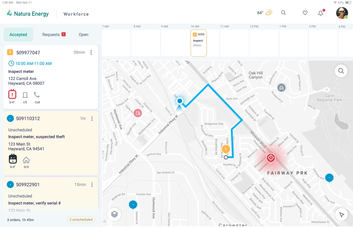 FSR dashboard view