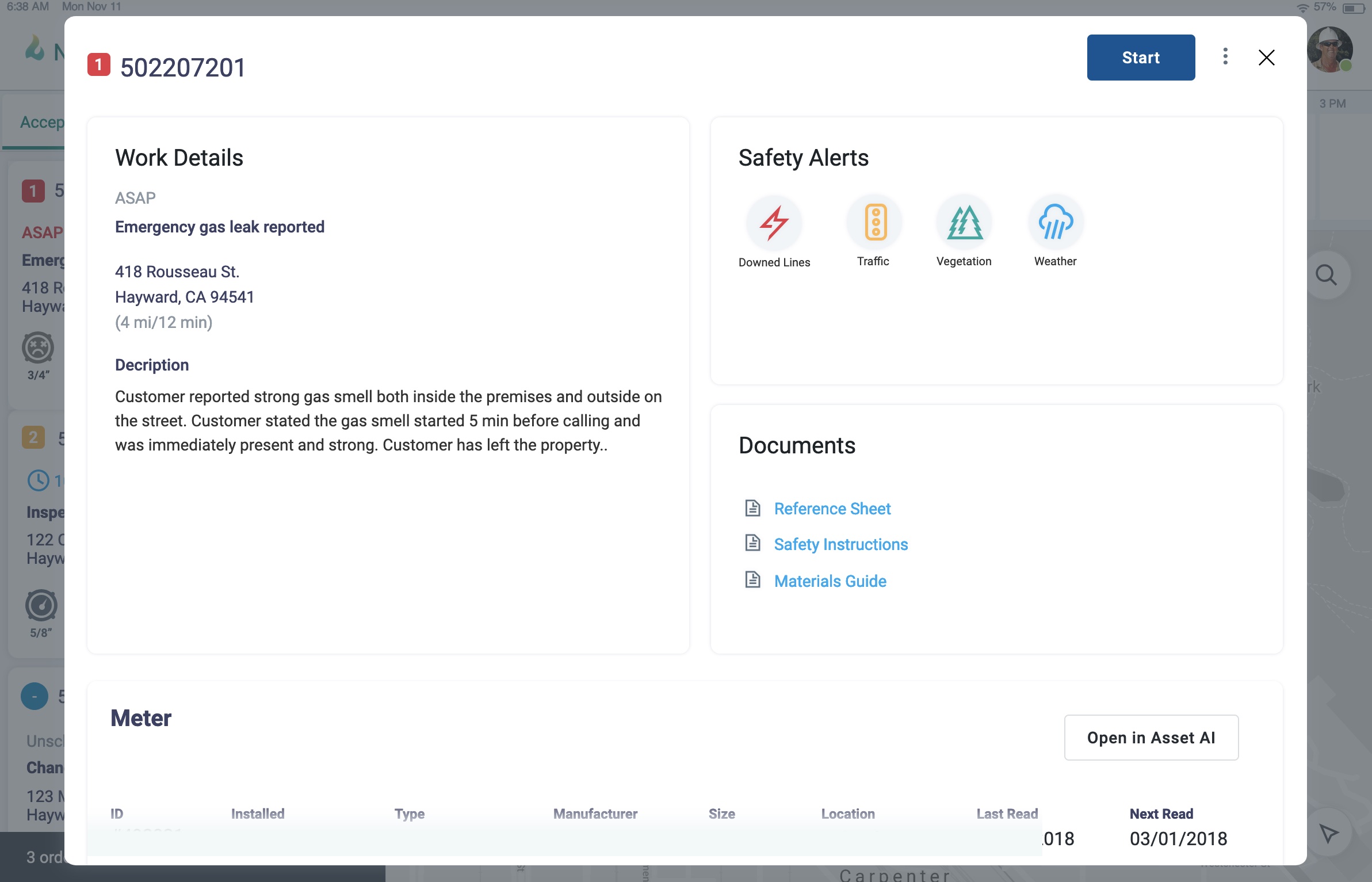 Customer premise info views